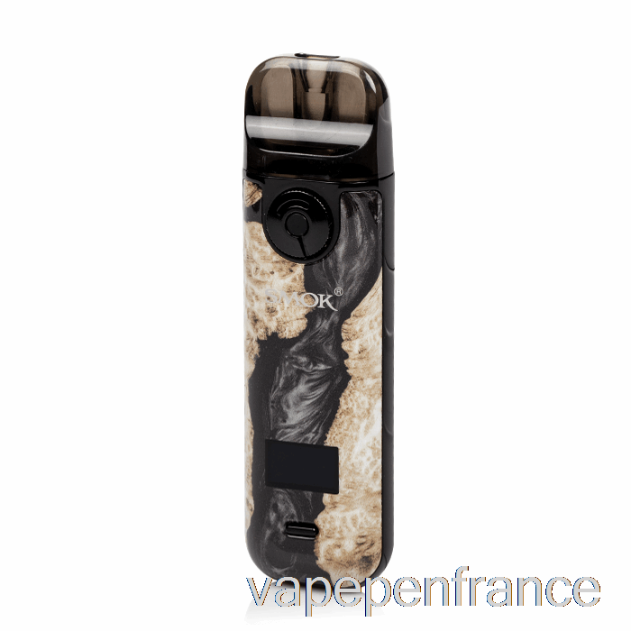 Smok Novo 4 25w Pod Kit Stylo Vape En Bois Stabilisateur Noir